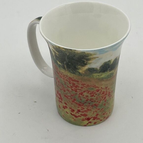 McIntosh Fine Bone China Claude Monet Poppies Java Coffee Mug - Picture 5 of 7